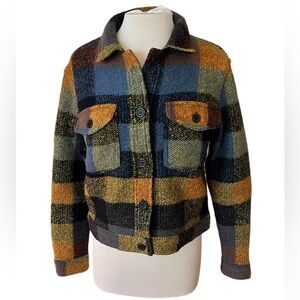 House of Harlow Plaid Check Short Jacket - Small